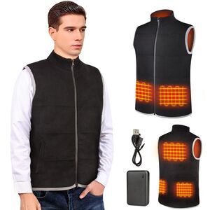 Unbranded Heated Vest for Men and Women Electric Rechargeable Washable Winter